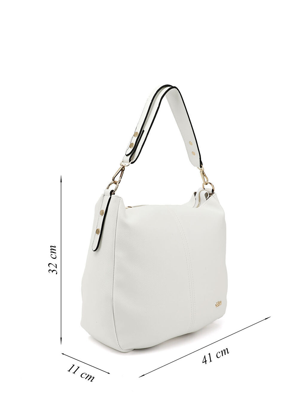 Beyaz Kadın BEYAZ-AÇIK GRİ El Ve Omuz Çantası-1
