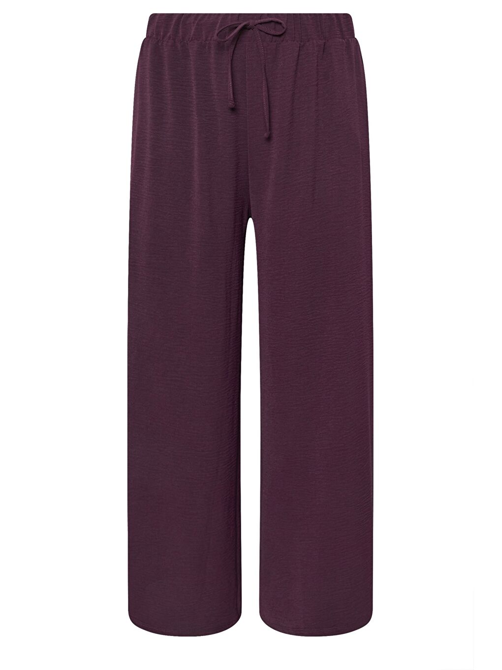 Mürdüm Büyük Beden Beli Lastikli Bol Paça Cepli Pantolon 303861-5