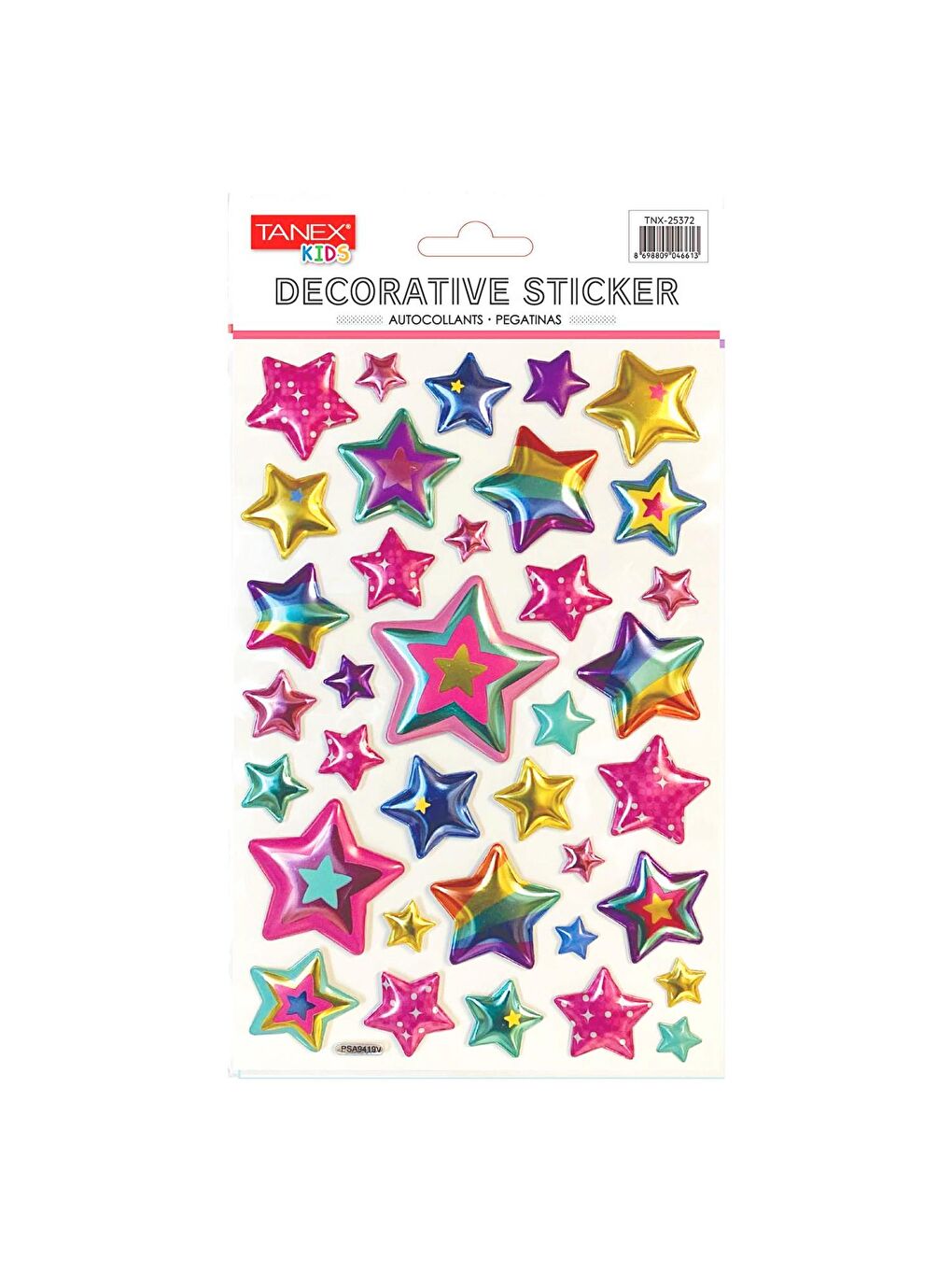 Kids Sticker Puffy Yıldız Balon Serisi (25372)