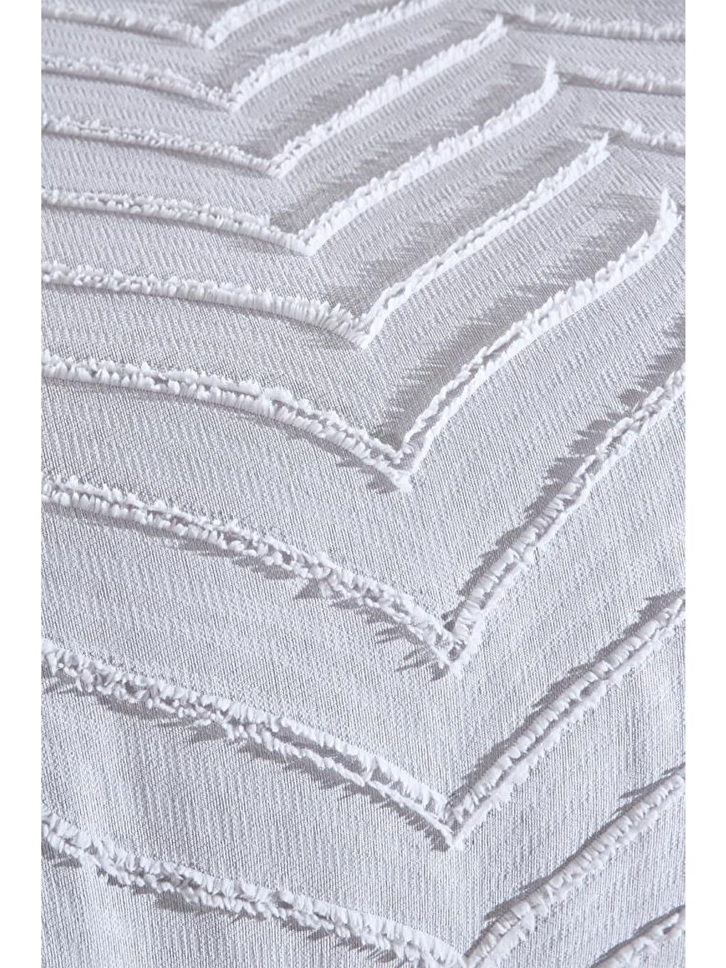 Sementina 2 Parça Tek Kişilik Pike Takımı Gri-2