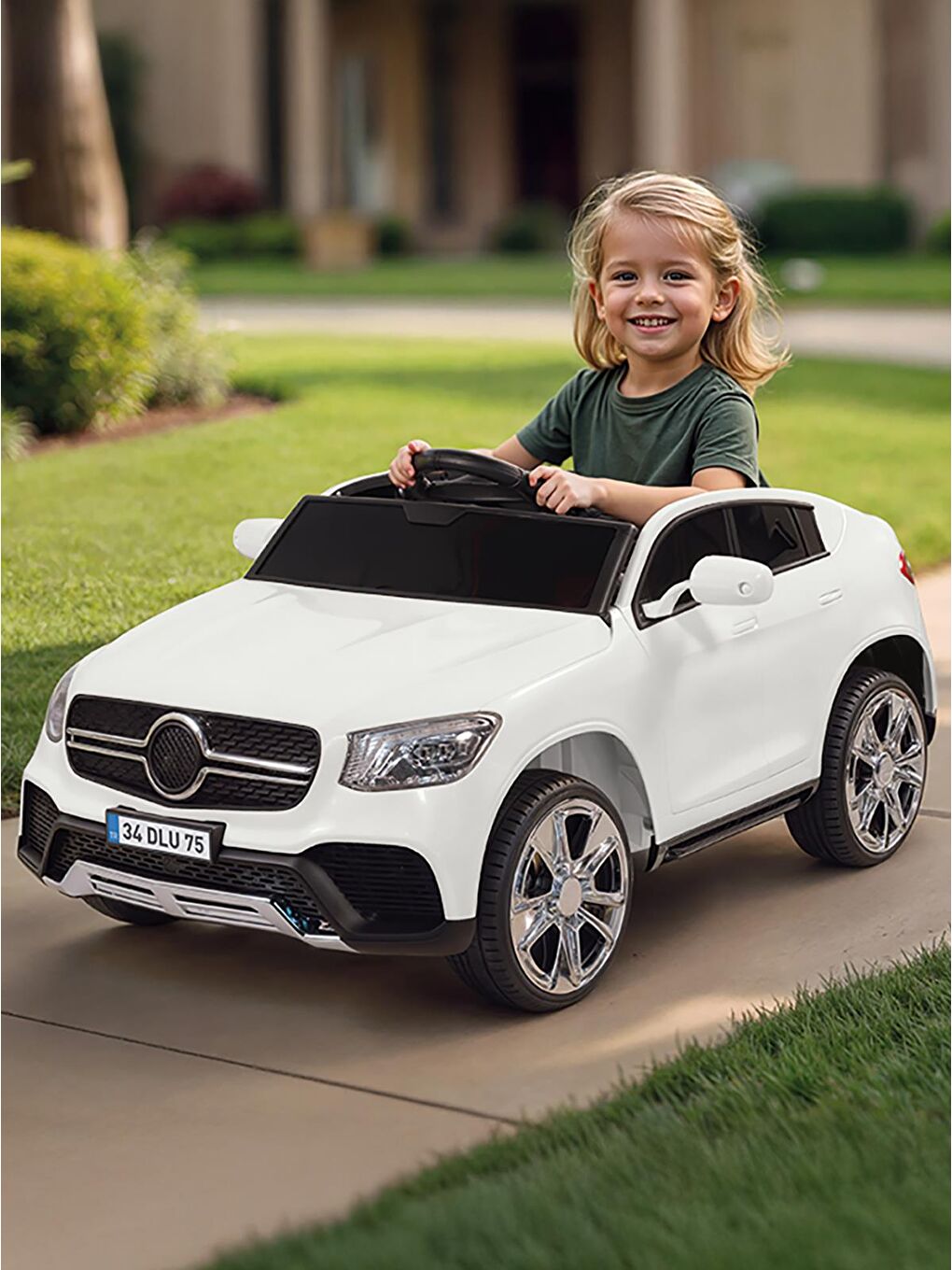 Grand SUV 12 Volt Uzaktan Kumandalı Akülü Araba - Beyaz Standart