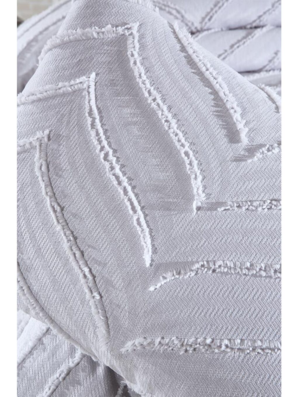 Sementina 2 Parça Tek Kişilik Pike Takımı Gri-5