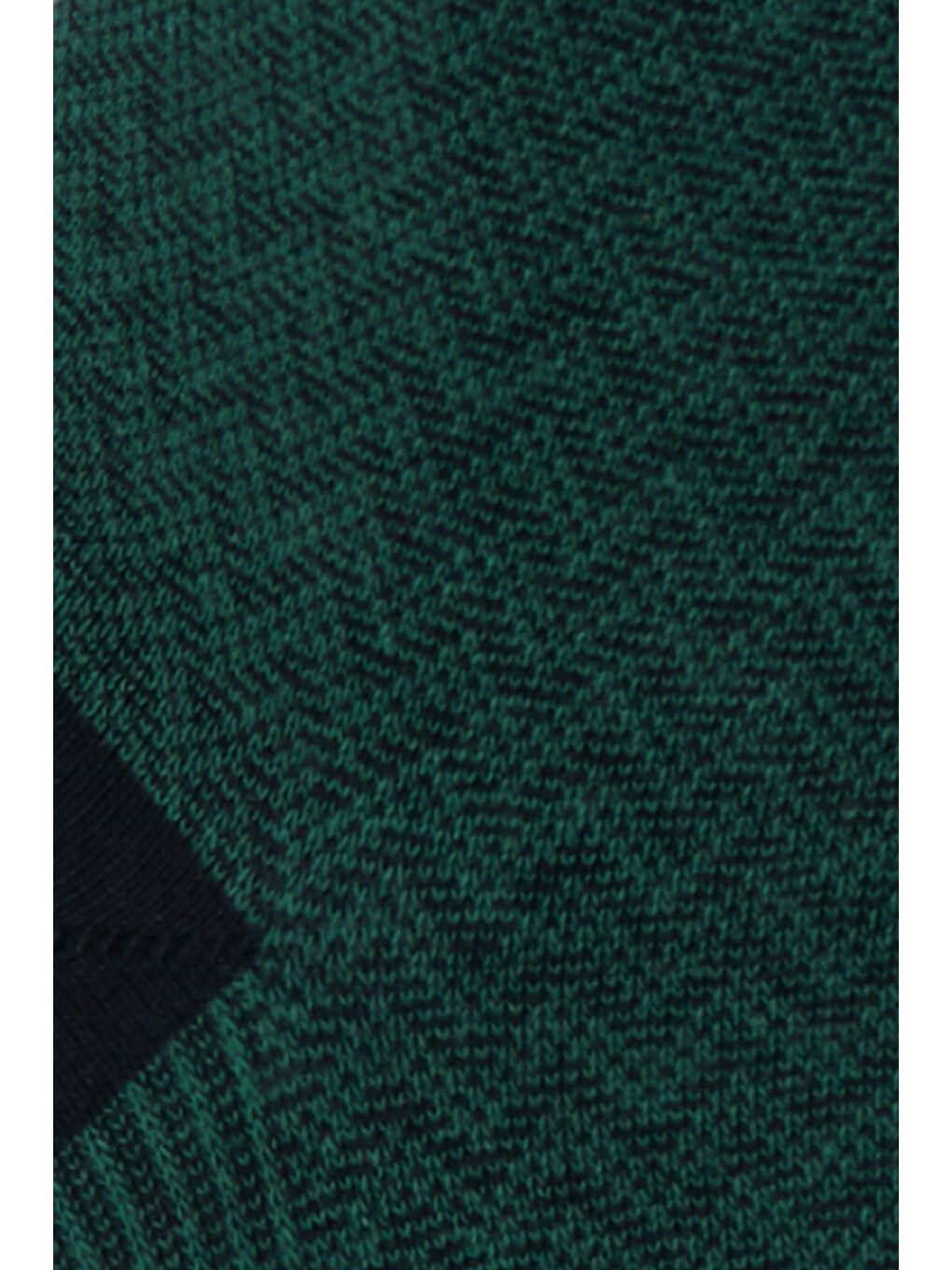 Erkek Petrol-Siyah Tekli Bambulu Soket Çorap-1