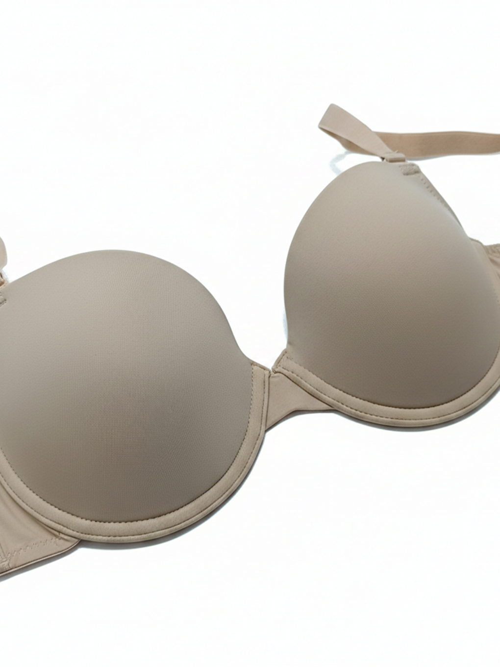 Bej Kadın Desteksiz Takma Askılı Ten Rengi Sütyen Bb2019-1