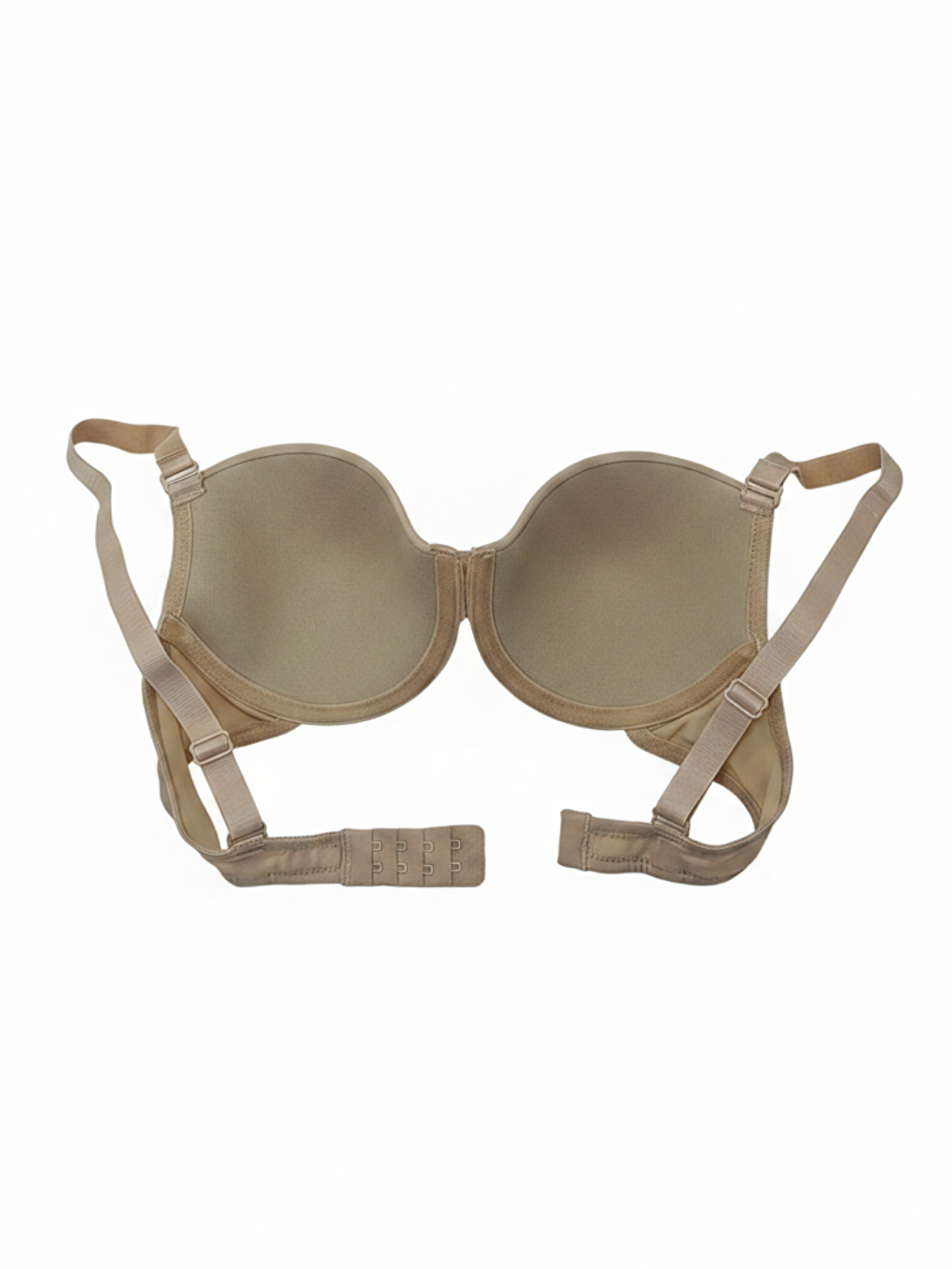 Bej Kadın Desteksiz Takma Askılı Ten Rengi Sütyen Bb2019-2
