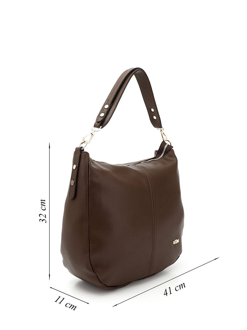 Kahverengi Kadın ÇİKOLATA KAHVE El Ve Omuz Çantası-1