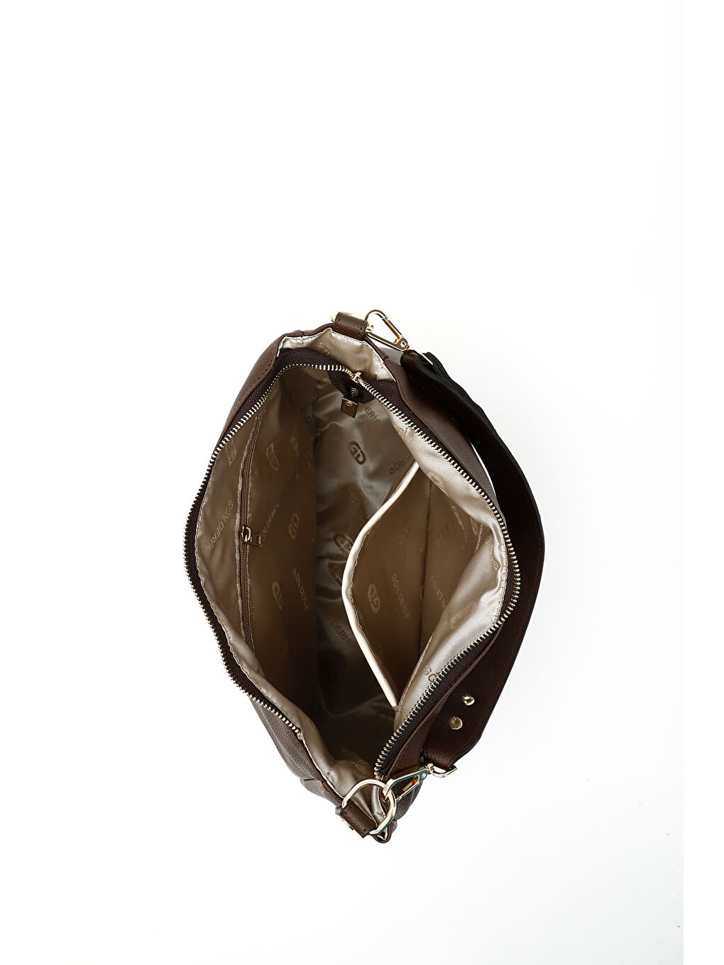 Kahverengi Kadın ÇİKOLATA KAHVE El Ve Omuz Çantası-4