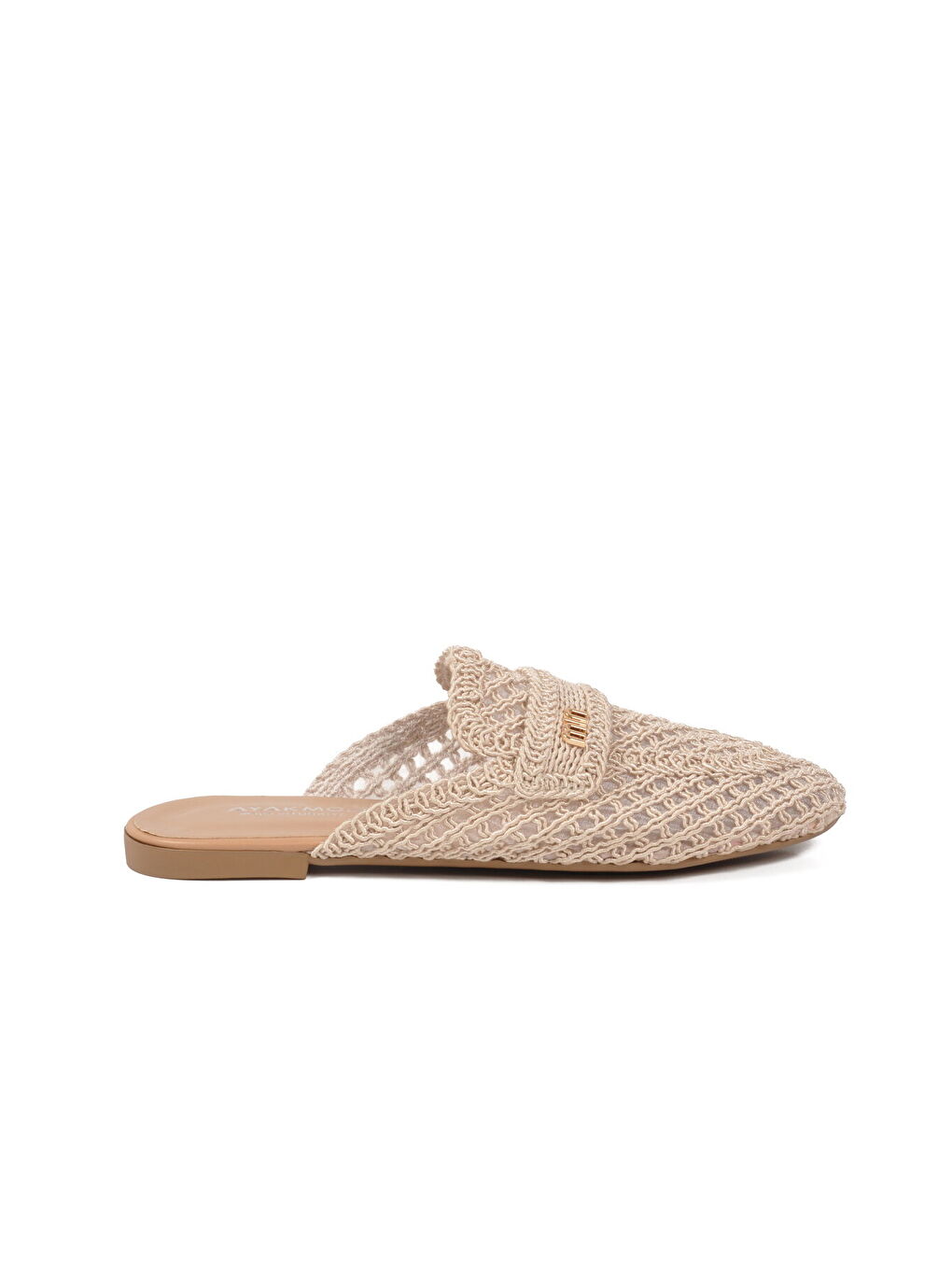 Bej Triko Hafif Önü Kapalı Kadın Terlik 335391 Z-1