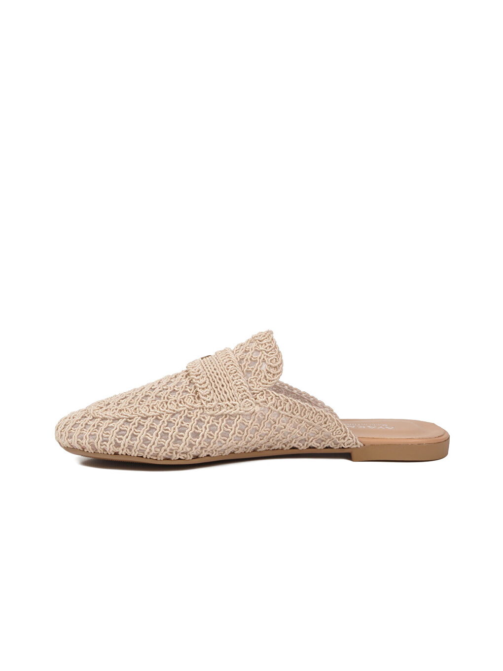 Bej Triko Hafif Önü Kapalı Kadın Terlik 335391 Z-3