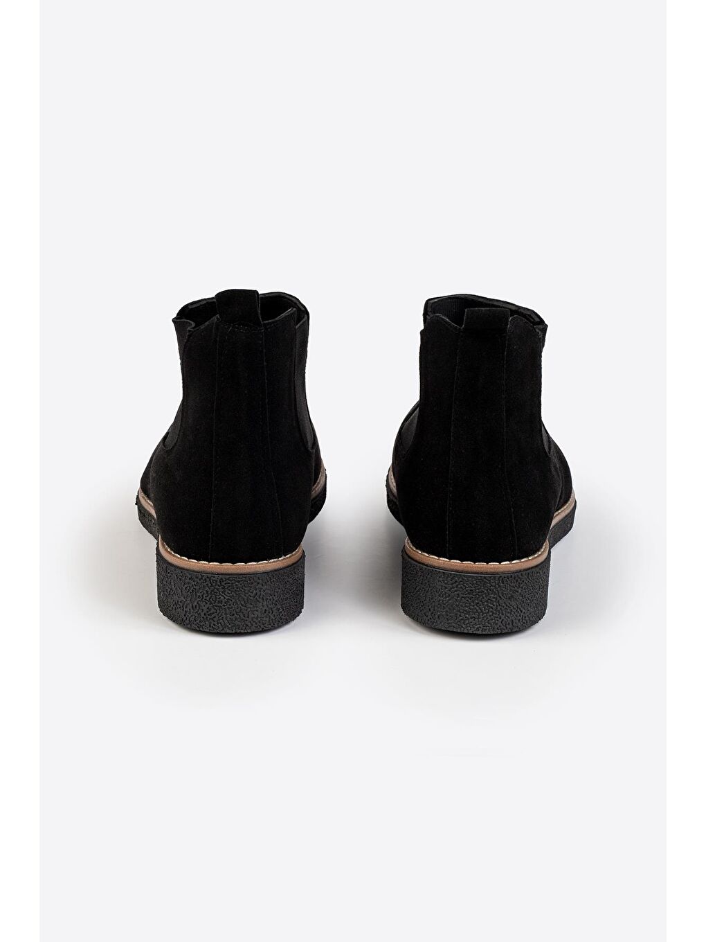Siyah Erkek Lastik Detaylı Chelsea Bot-2