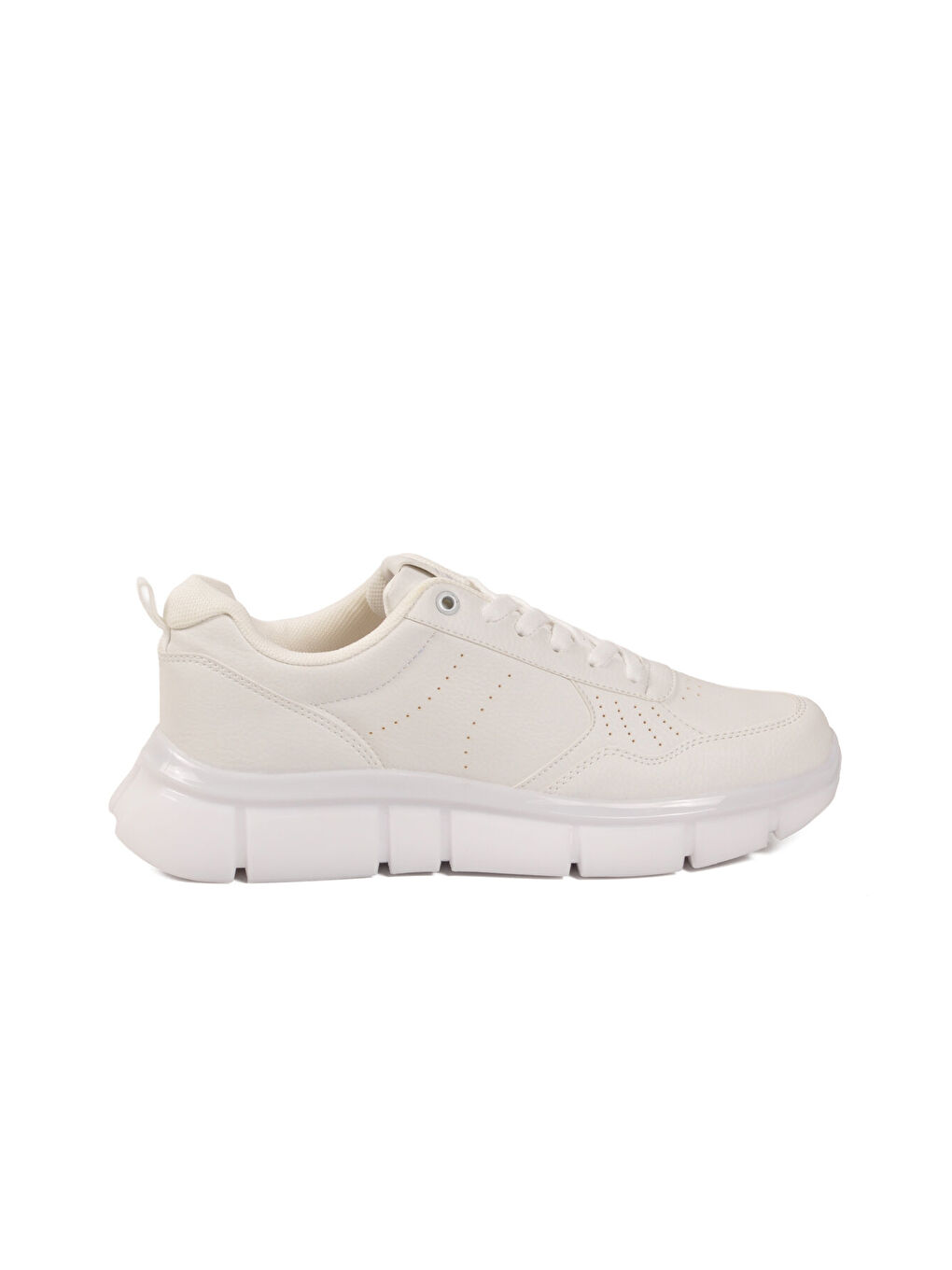 Beyaz Bağcıklı Hafif Esnek Erkek Sneaker BST-2016 M-1