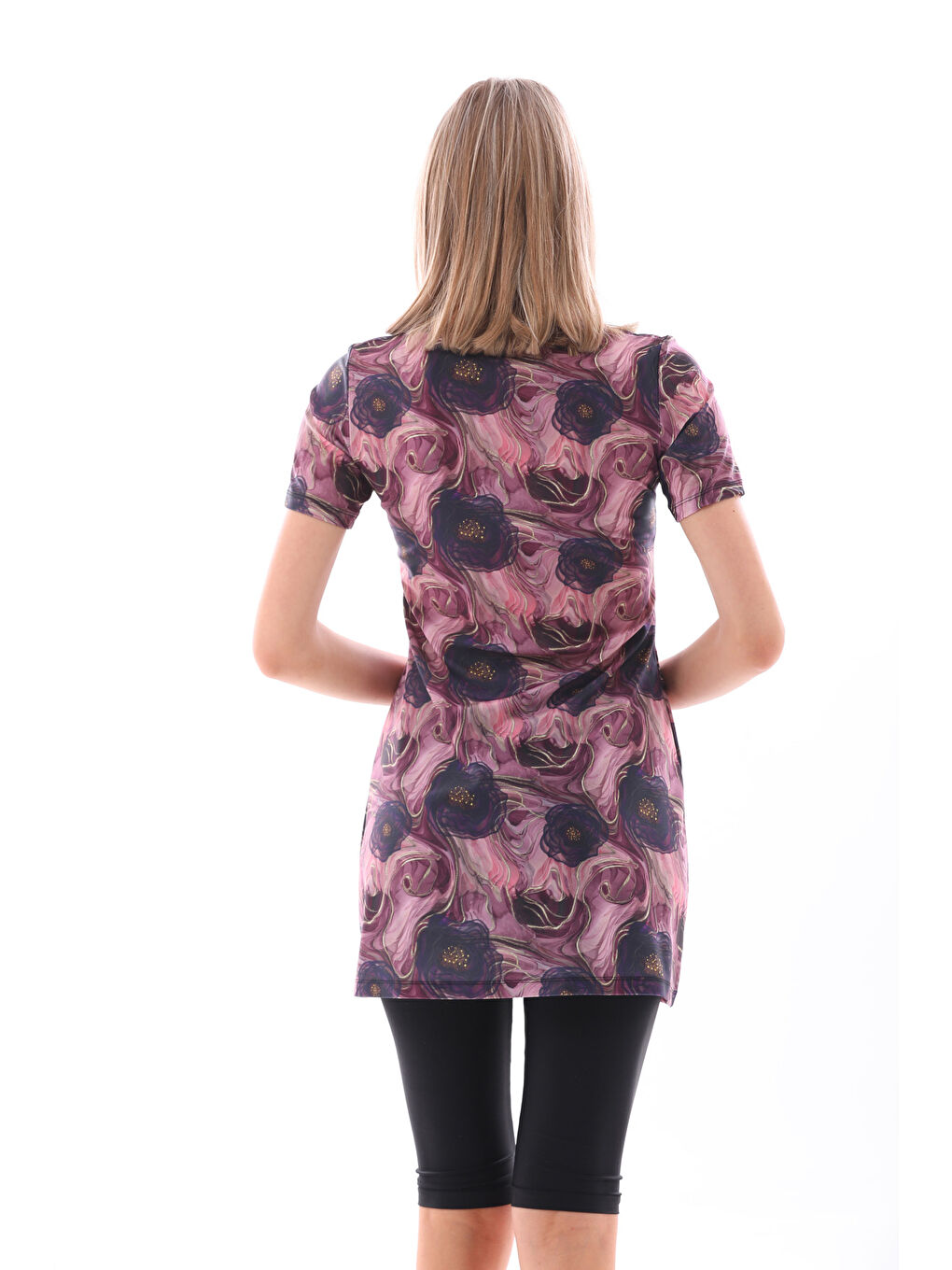 Elastanlı Yarı Kapalı Mayo 2415 Helen Mor-3