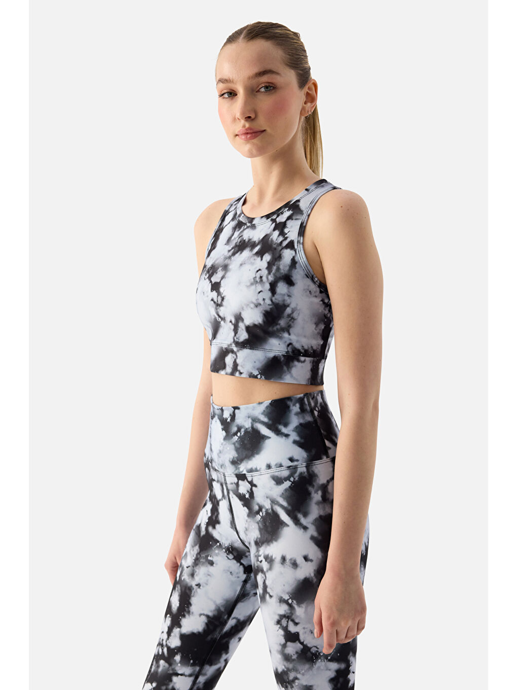 Karışık Koyu Bulut Dijital Spor Bra-1