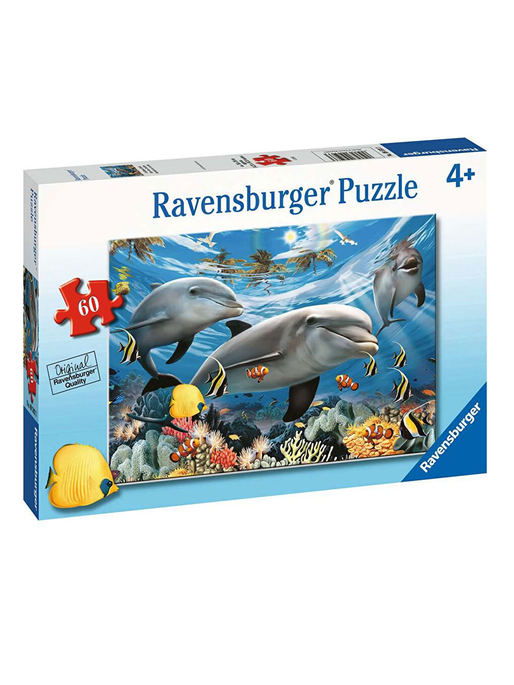 Çocuk Puzzle 60 Parça Yunuslar 95933