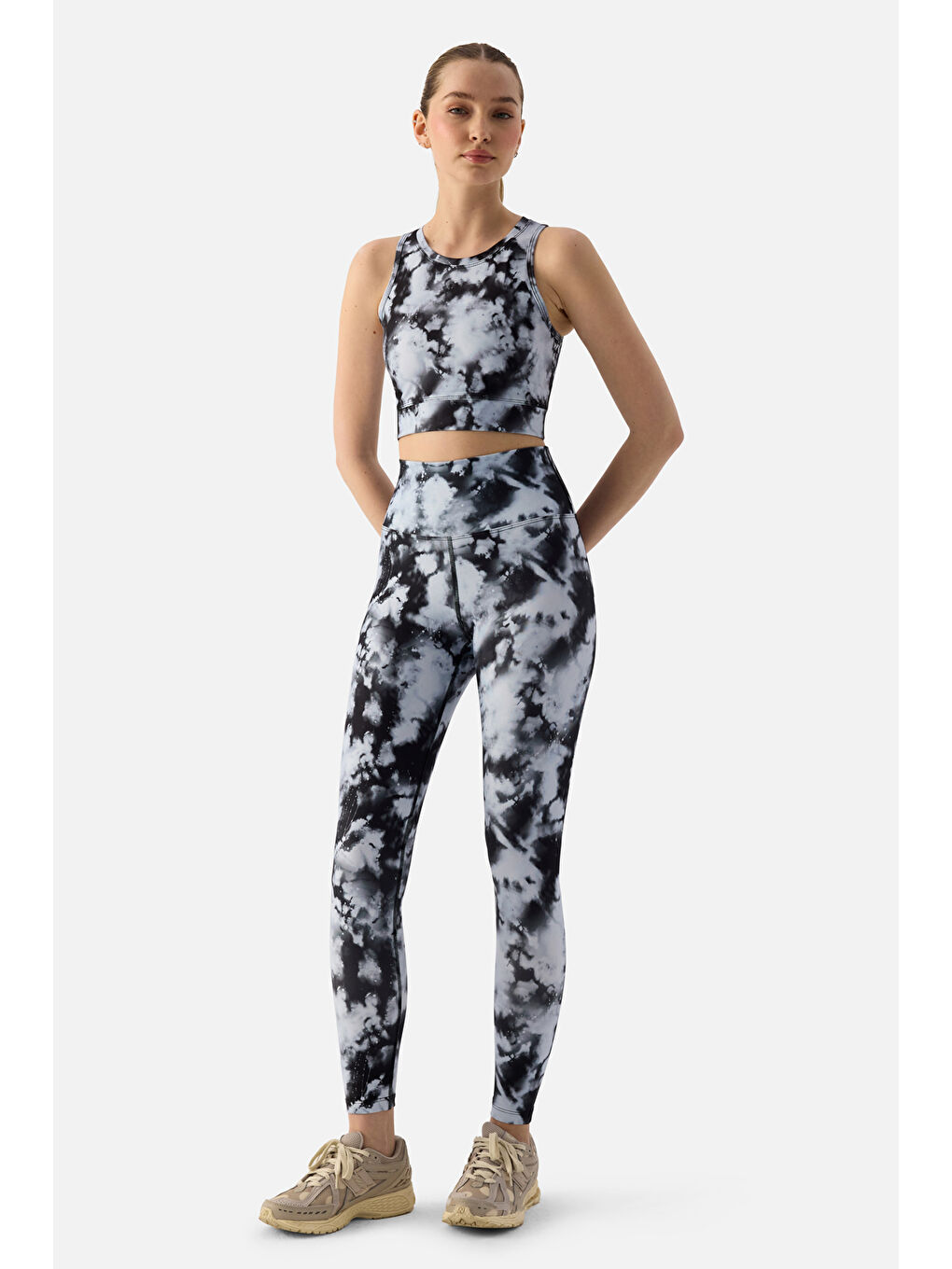 Karışık Koyu Bulut Dijital Spor Bra-2