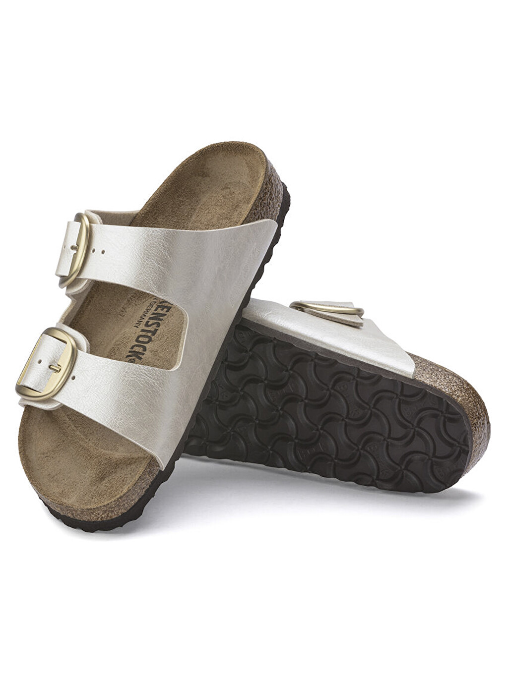 Beyaz Kadın Terlik 1020021 Arizona Bıg Graceful Pearl White-2