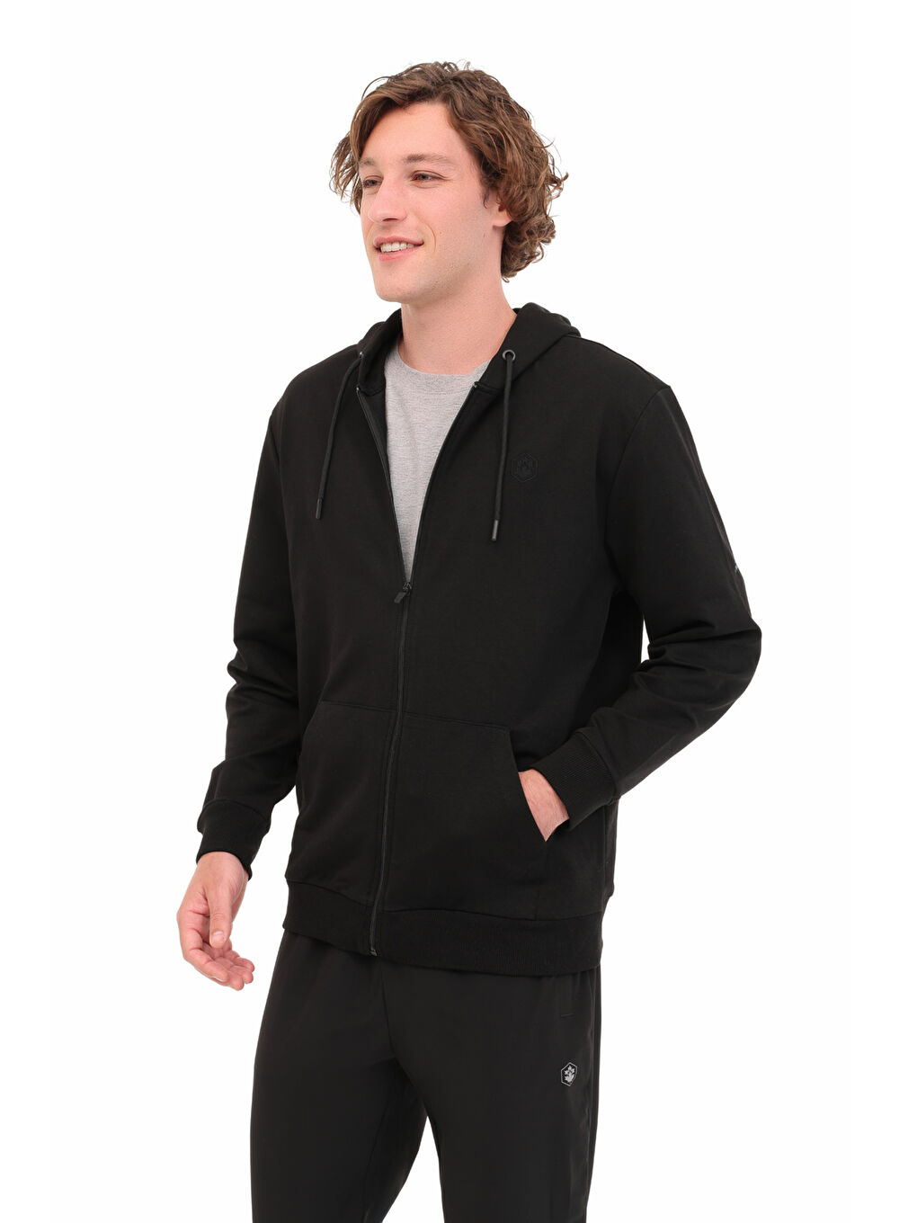 MB SN72 FZ HOD 5PR Siyah Erkek Eşofman Üstü