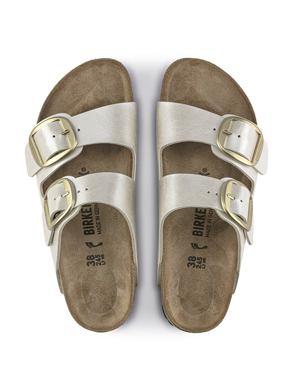 Beyaz Kadın Terlik 1020021 Arizona Bıg Graceful Pearl White-3