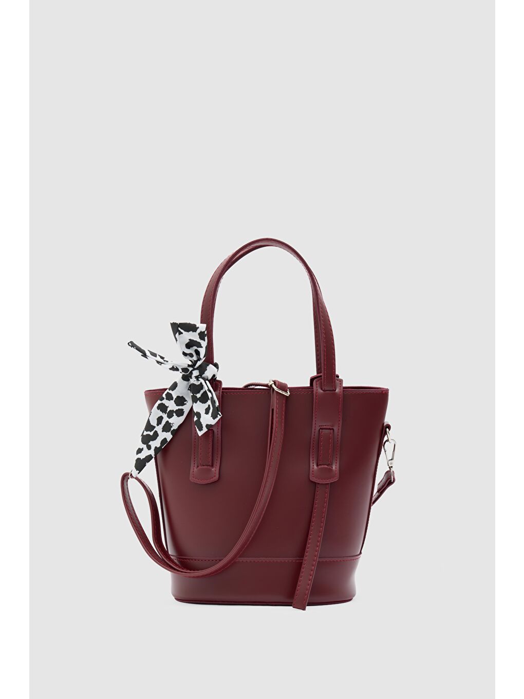 Capri Cova El Ve Çapraz Çanta Bordo-3