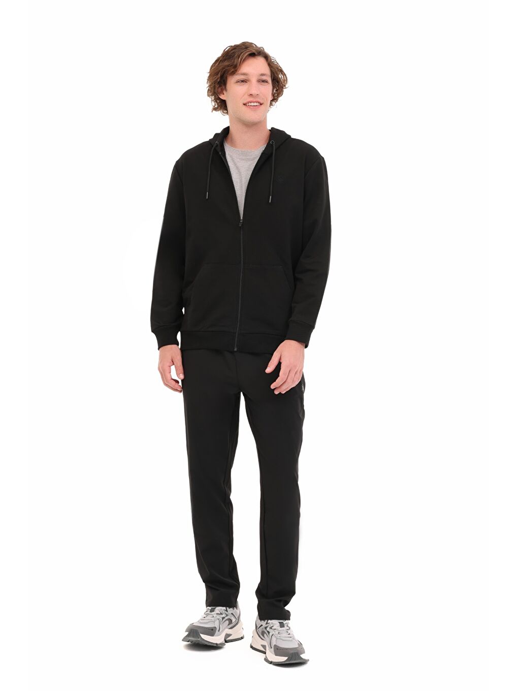 MB SN72 FZ HOD 5PR Siyah Erkek Eşofman Üstü-2