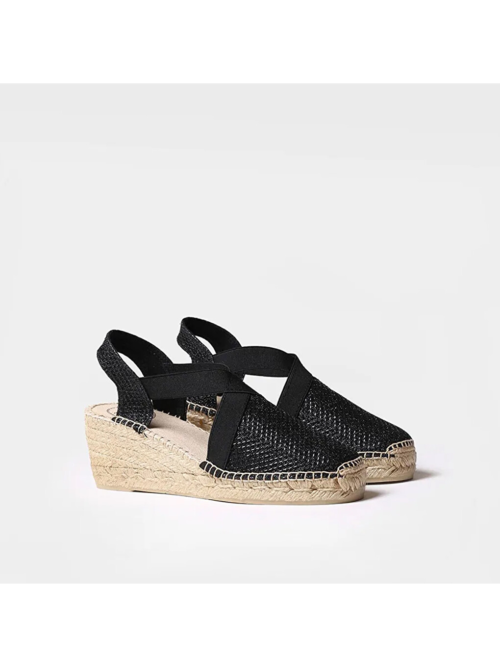 Siyah Kadın Sandalet Triton Vegan Shiny Black (Negre)-1