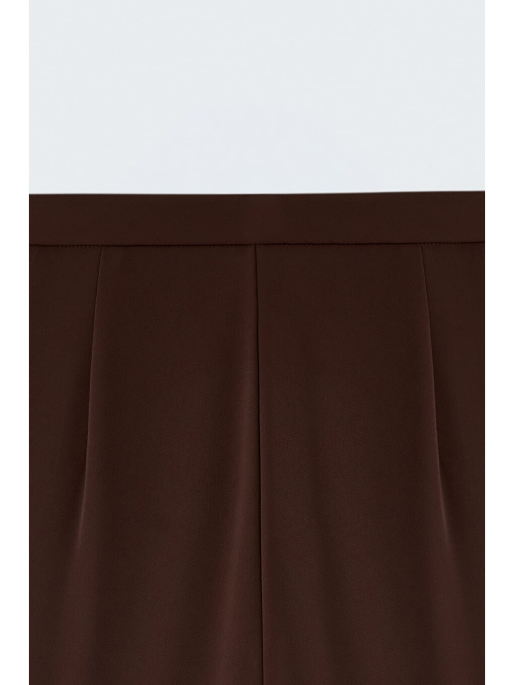 Kahverengi Bol Paça Pantolon - Kahve-4