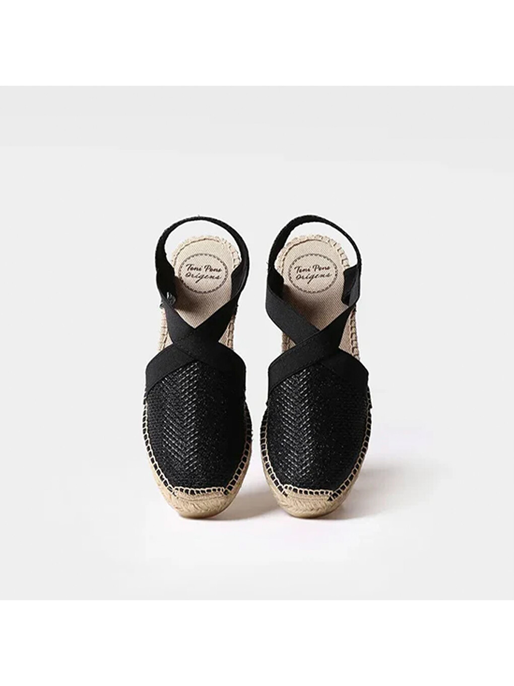 Siyah Kadın Sandalet Triton Vegan Shiny Black (Negre)-2