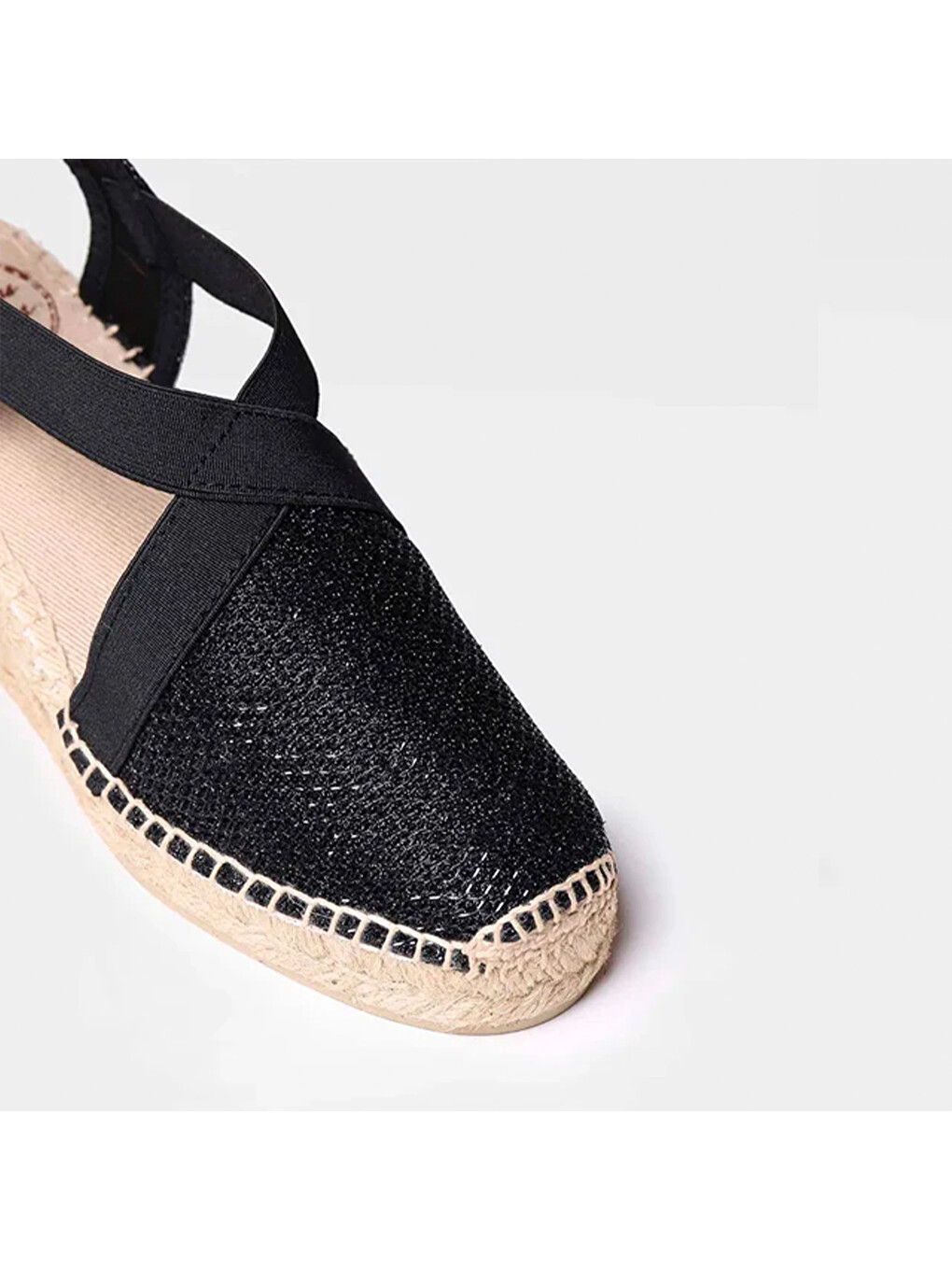 Siyah Kadın Sandalet Triton Vegan Shiny Black (Negre)-4