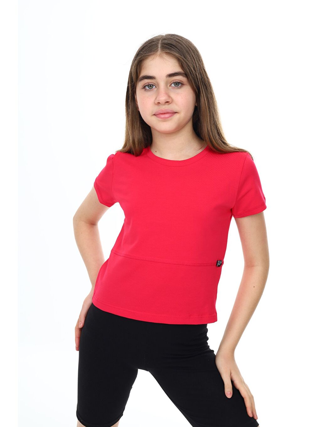 Fuşya Kız Çocuk Tişört