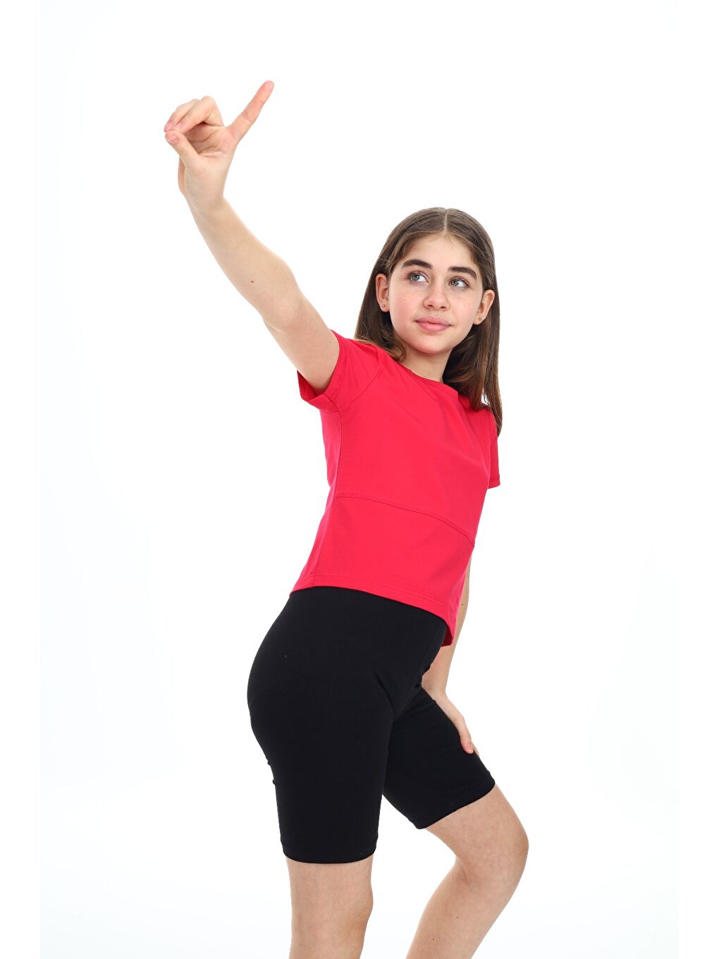 Fuşya Kız Çocuk Tişört-2