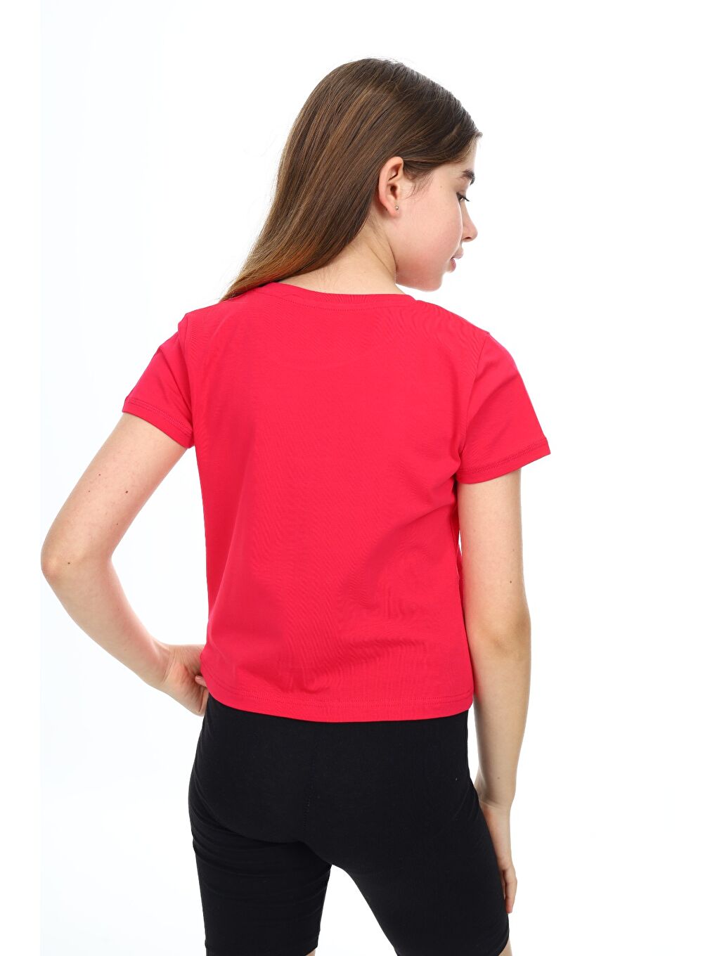 Fuşya Kız Çocuk Tişört-3