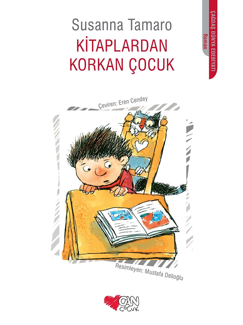 Can Çocuk Yayınları Renksiz Kitaplardan Korkan Çocuk