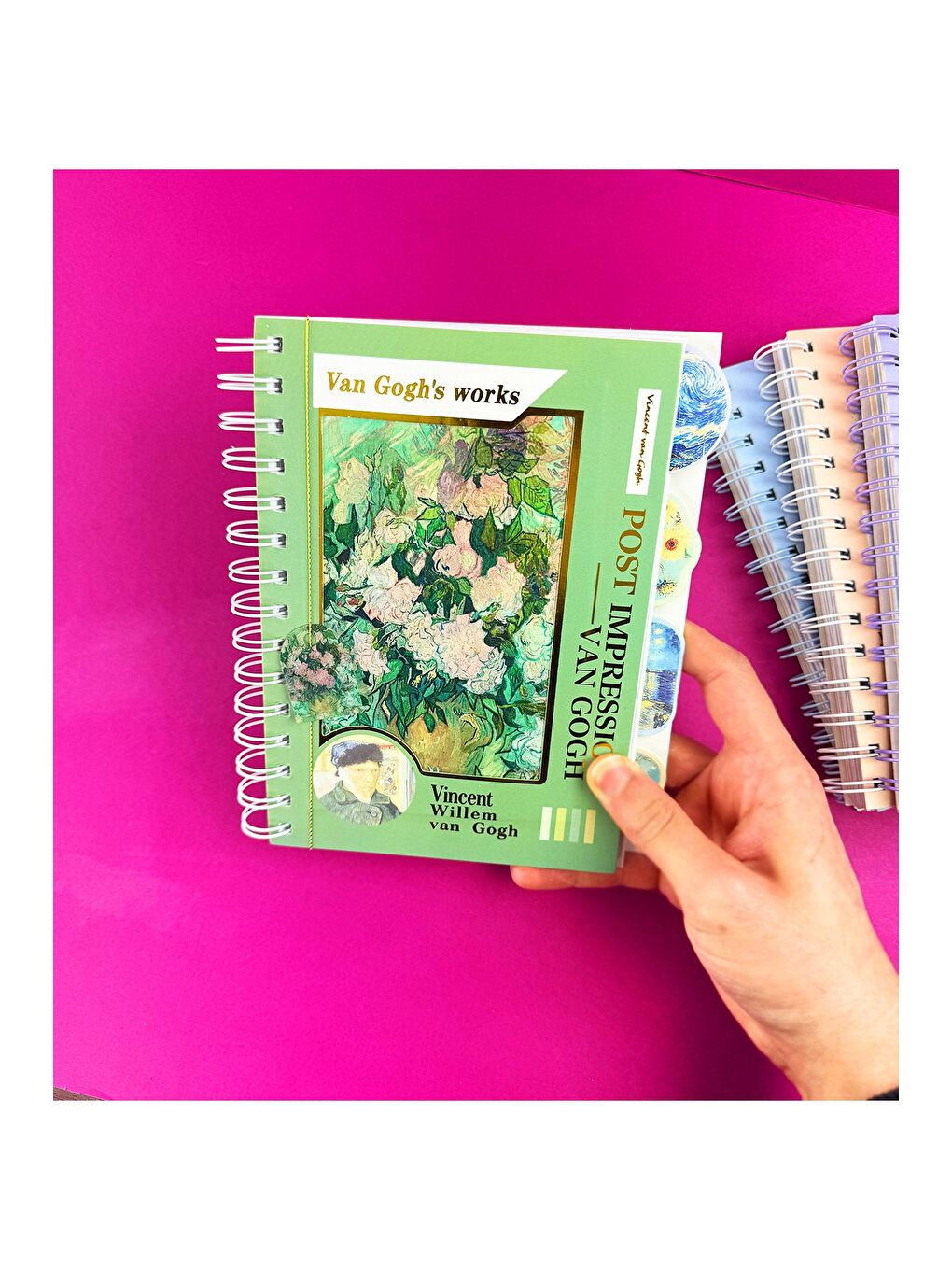 Van Gogh Hologram Kapaklı Defter-2