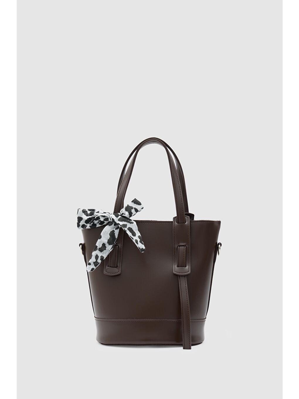 Kahverengi Capri Cova El Ve Çapraz Çanta Acı Kahve