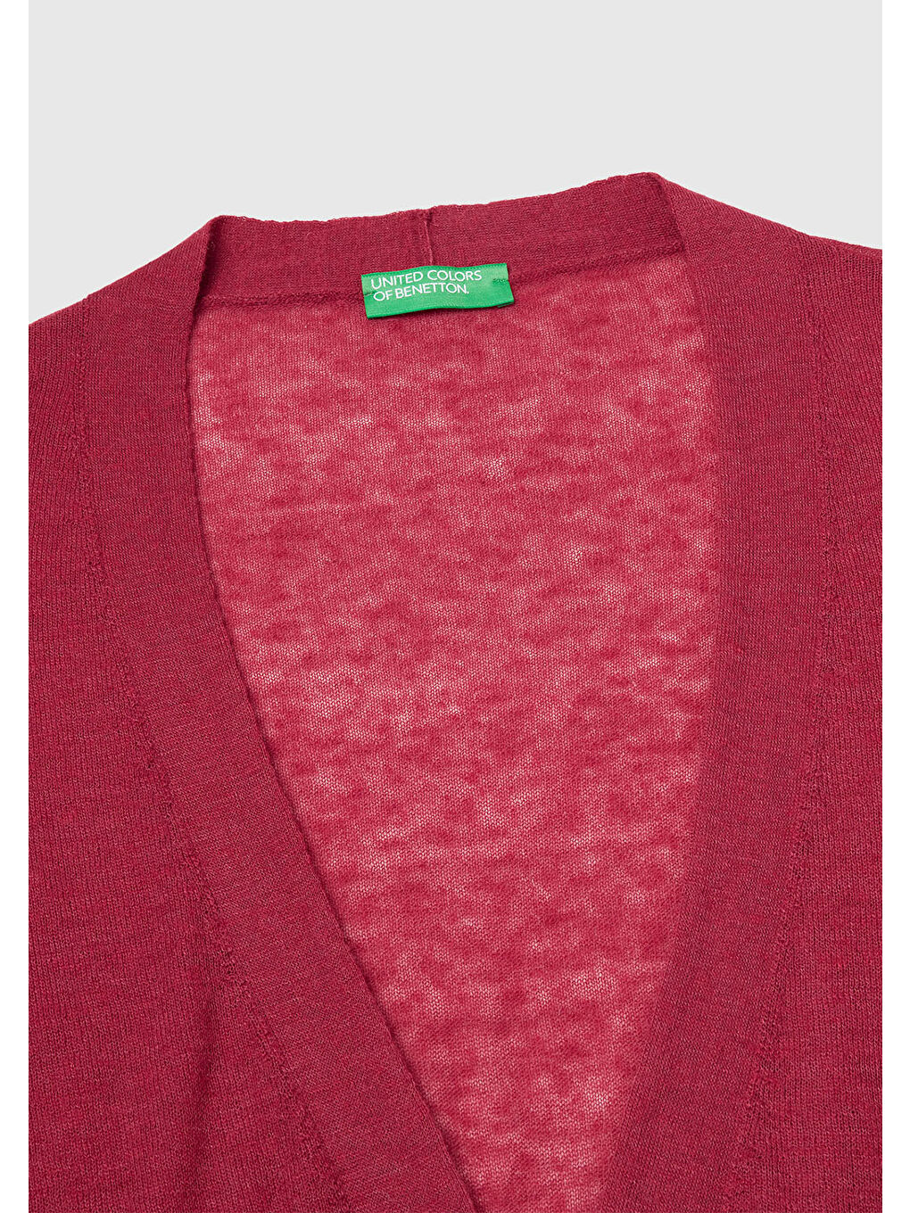 Kadın Fuşya Alpaka ve Yün Karışımlı Ribana Detaylı Düğmeli Hırka-2