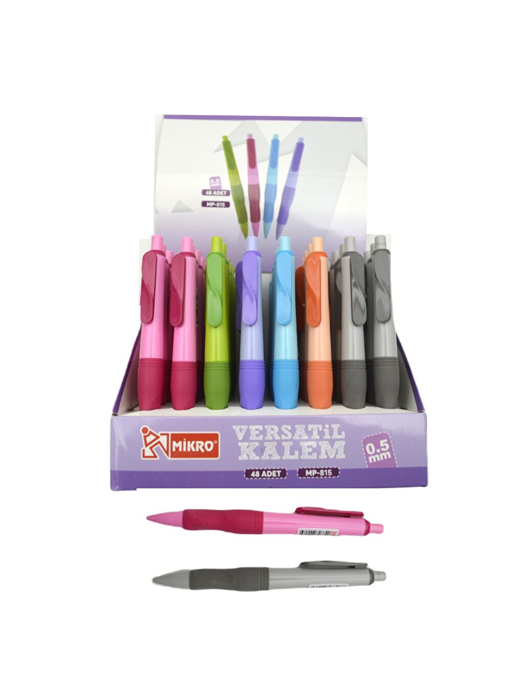 Versatil Basmalı Kalem 0,5 Canlı Renkler MP-815 1 Adet