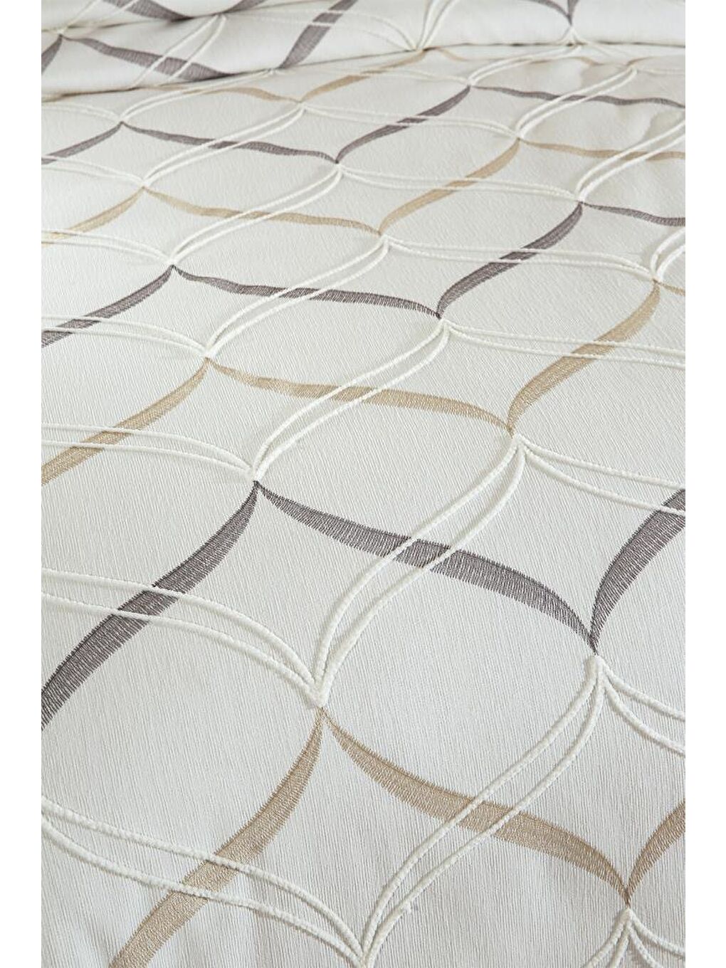 Karışık Yalina Nakışlı Şönil 2 Parça Tek Kişilik Yatak Örtüsü-1