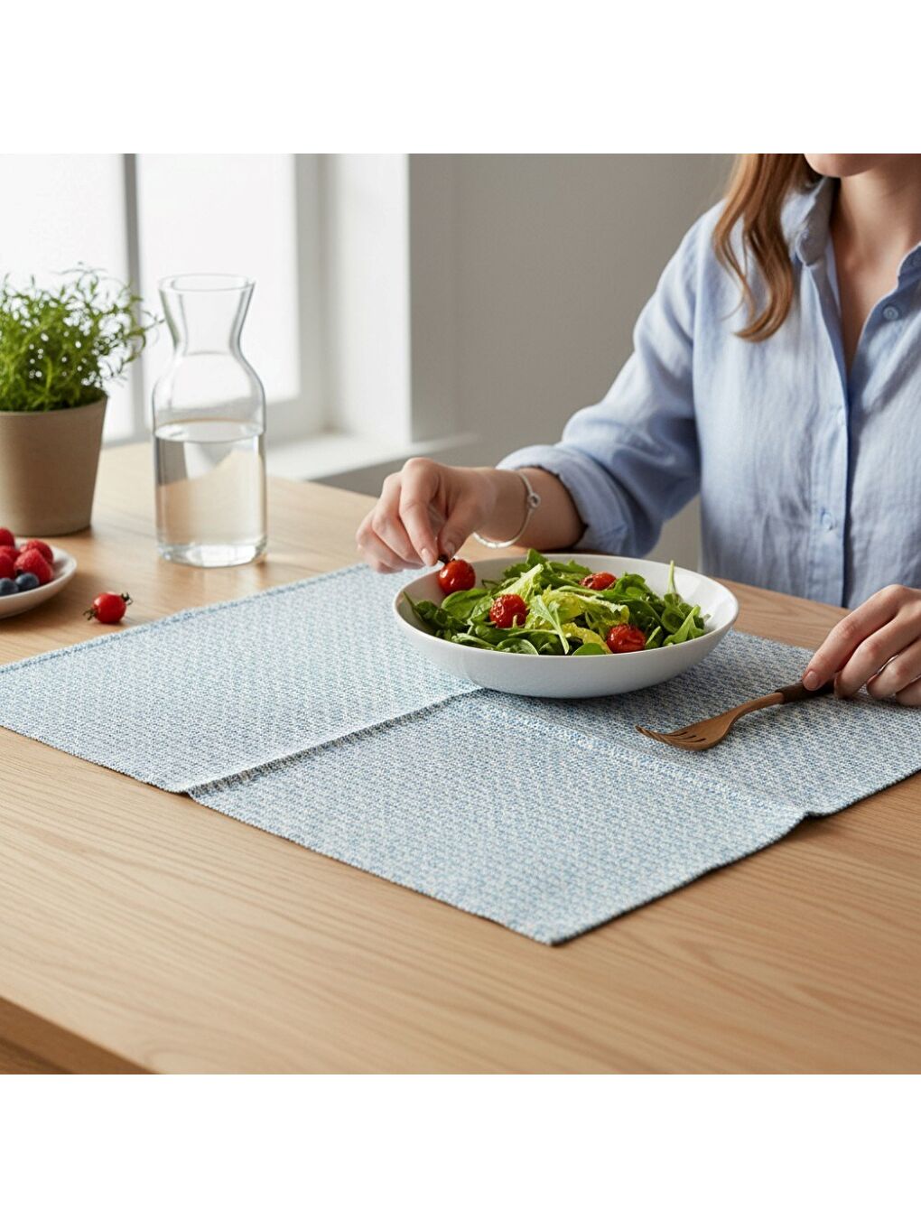 Mavi Softtex Profesyonel Süper Emici Hassas Büyük Boy 36x40cm Temizlik Bezi 24'lü-3