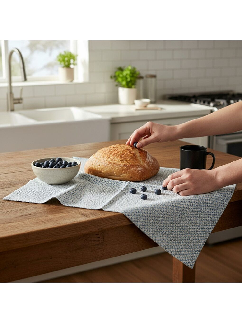 Mavi Softtex Profesyonel Süper Emici Hassas Büyük Boy 36x40cm Temizlik Bezi 24'lü-4