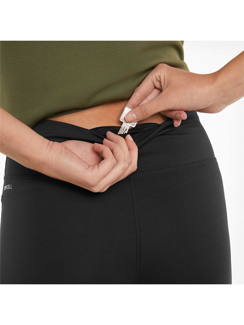 Siyah FAVOURITE Kadın Koşu Taytı-1