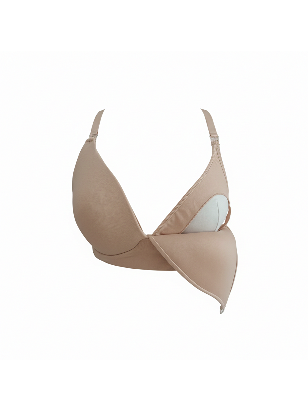 Ekru Kadın Balensiz Ten Rengi Emzirme Sütyeni Bb2076-1