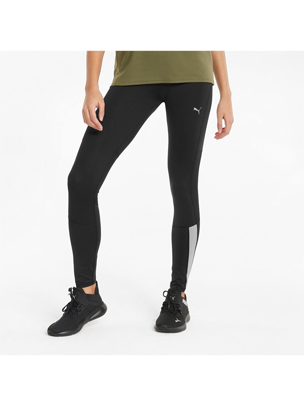 Siyah FAVOURITE Kadın Koşu Taytı-5