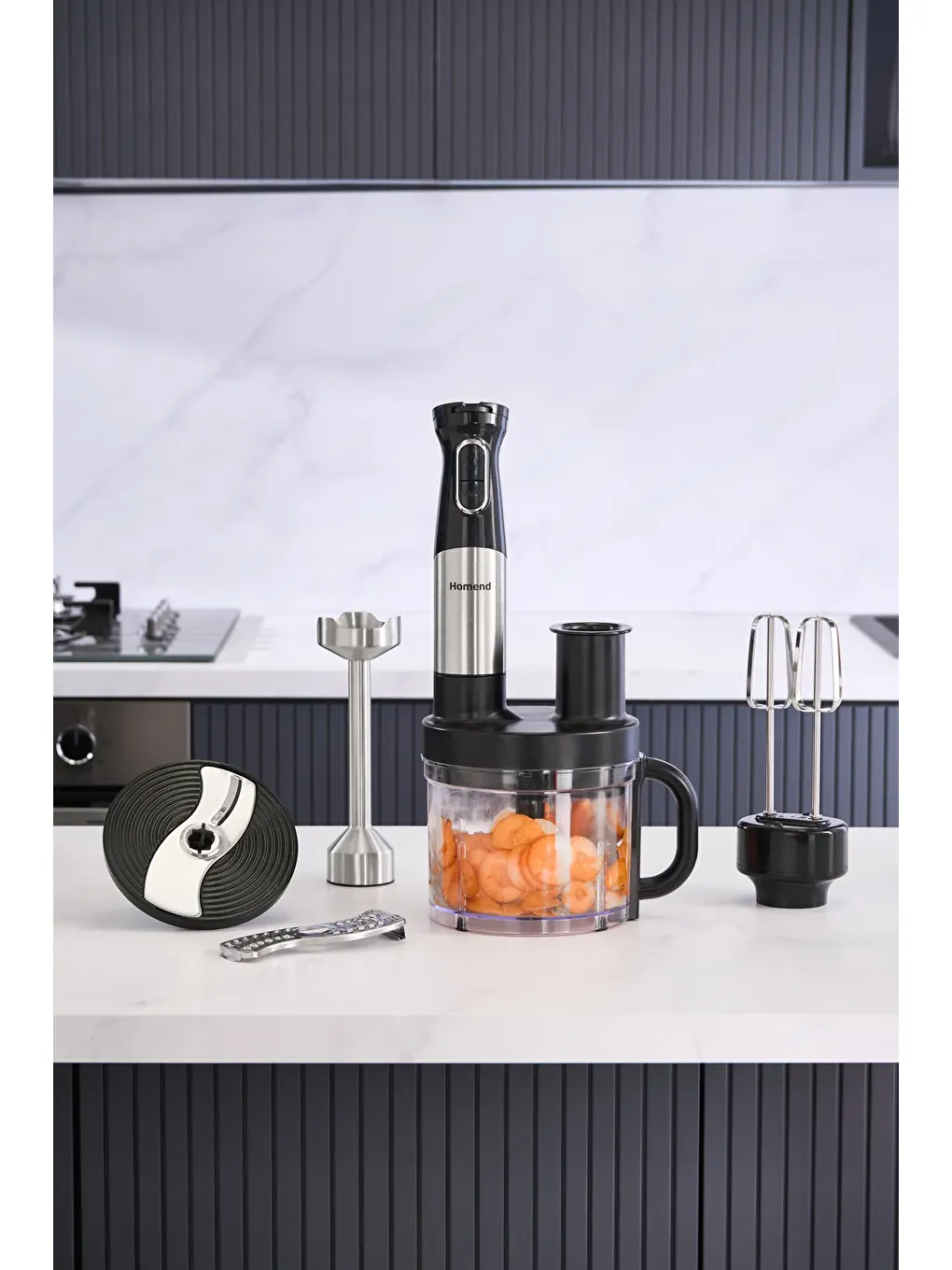 Functionall 2848H Mutfak Robotu 1500W Inox-2