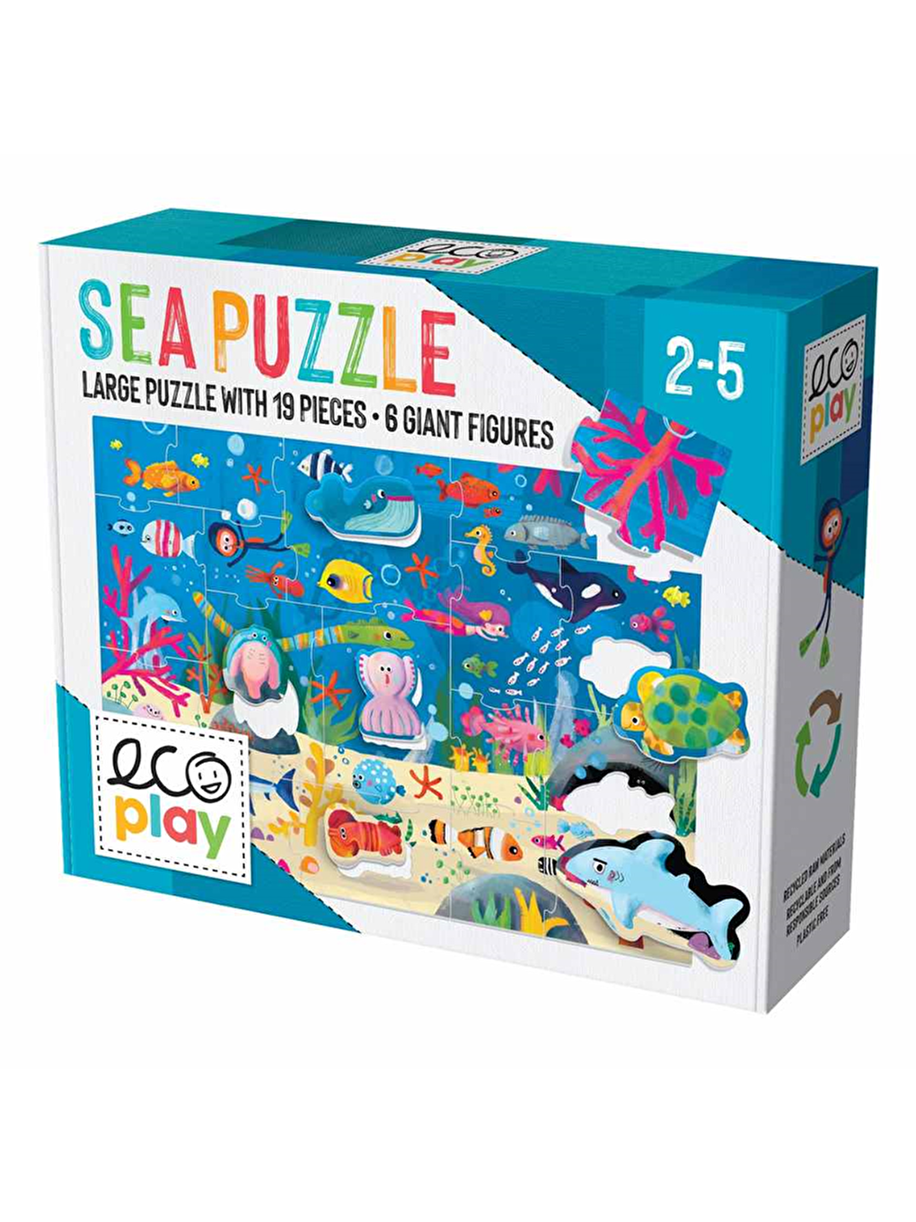 Ecoplay Shaped Puzzle Sea