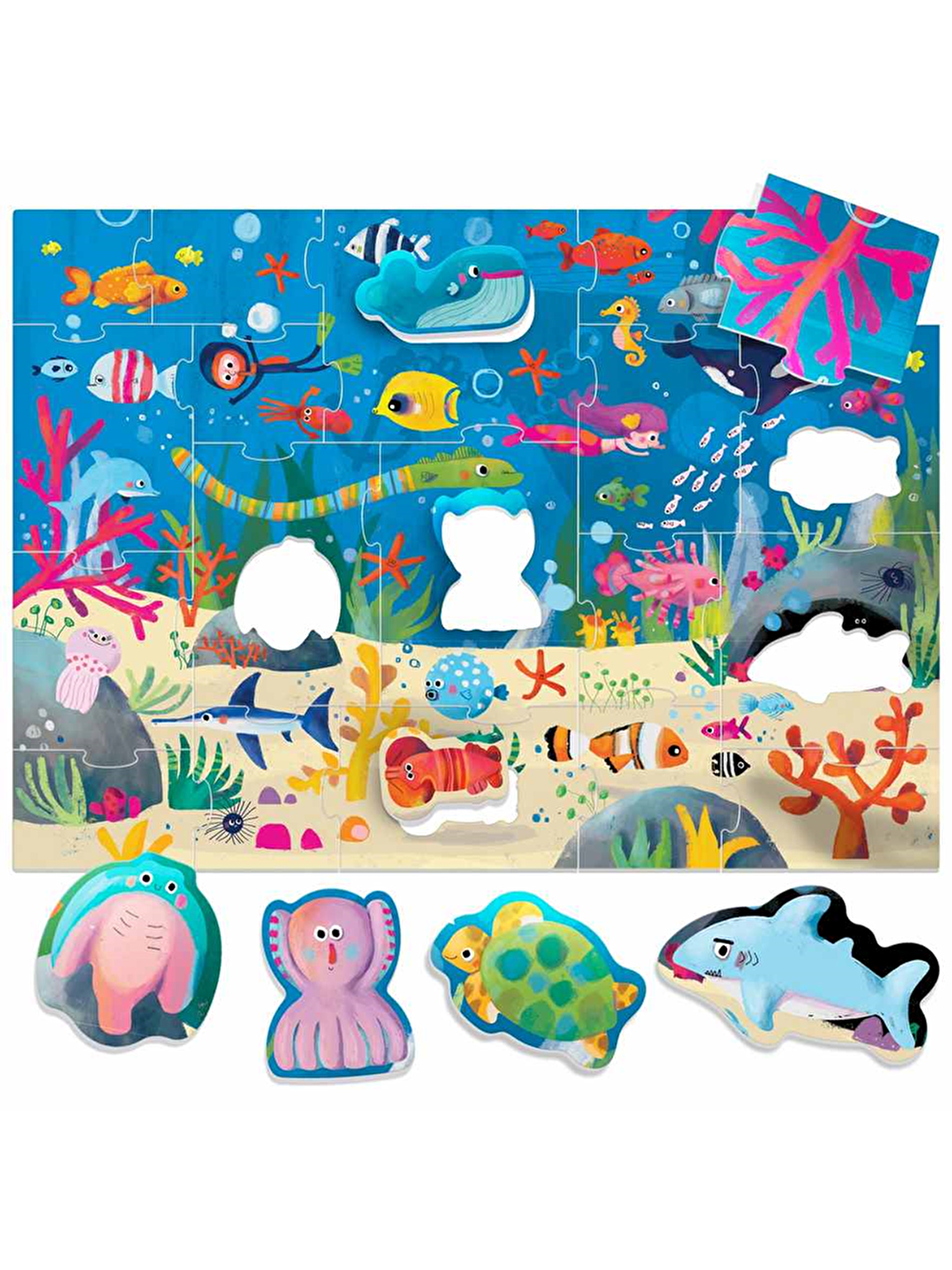 Ecoplay Shaped Puzzle Sea-1