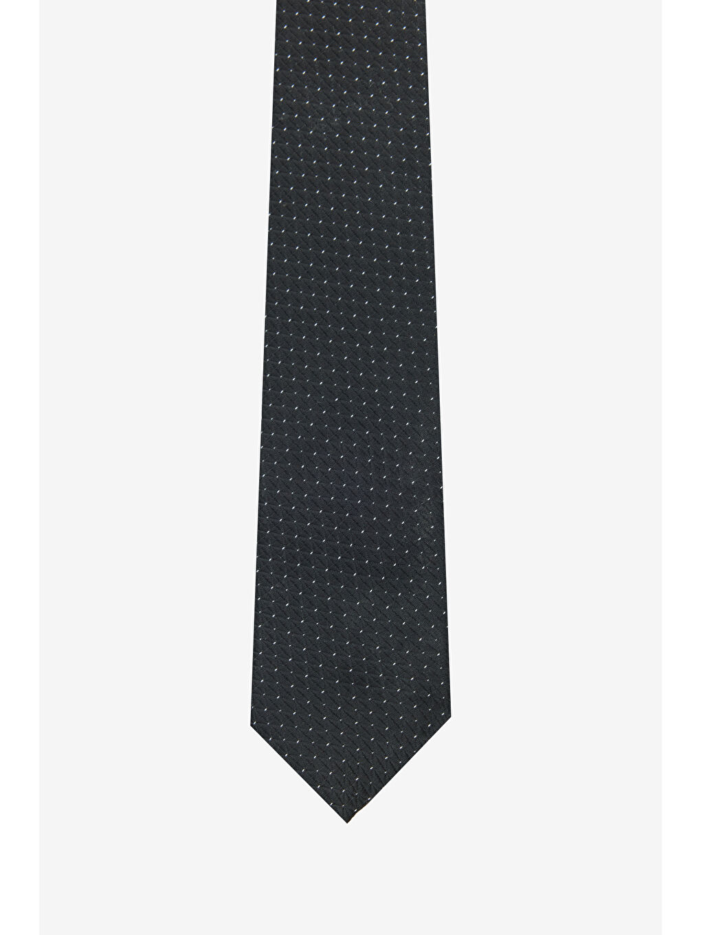 Erkek Siyah Desenli İnce Kravat-1