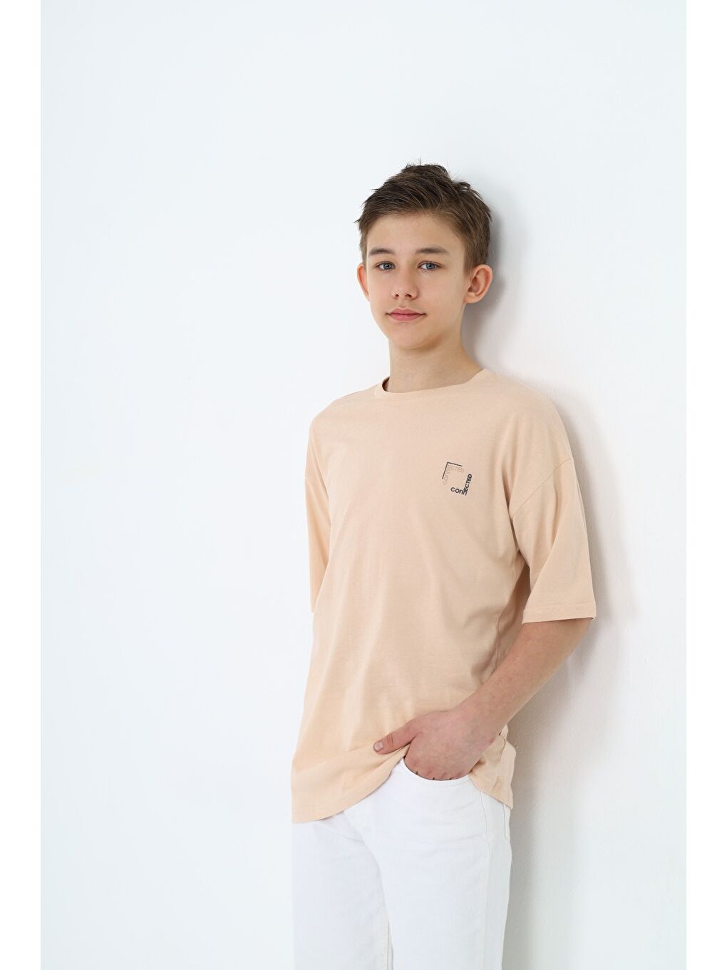 Yeşil Erkek Çocuk Baskılı Tişört-4