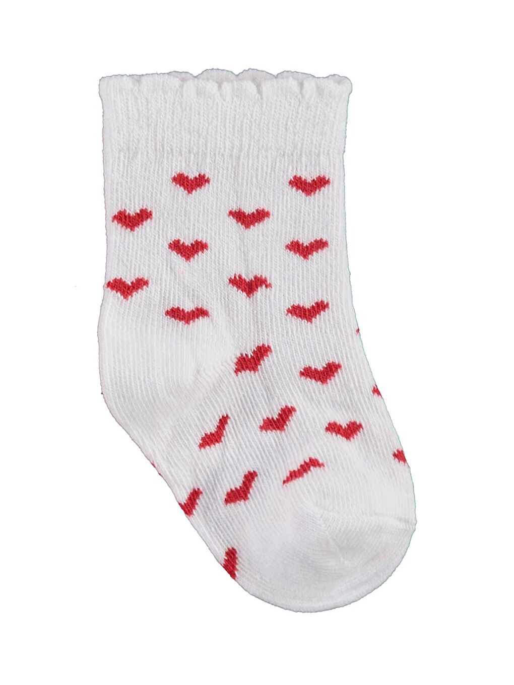 Beyaz Baby Fiyonk Aksesuarlı 3'lü 6- Bebek Kız Çorap Set - Standart-3