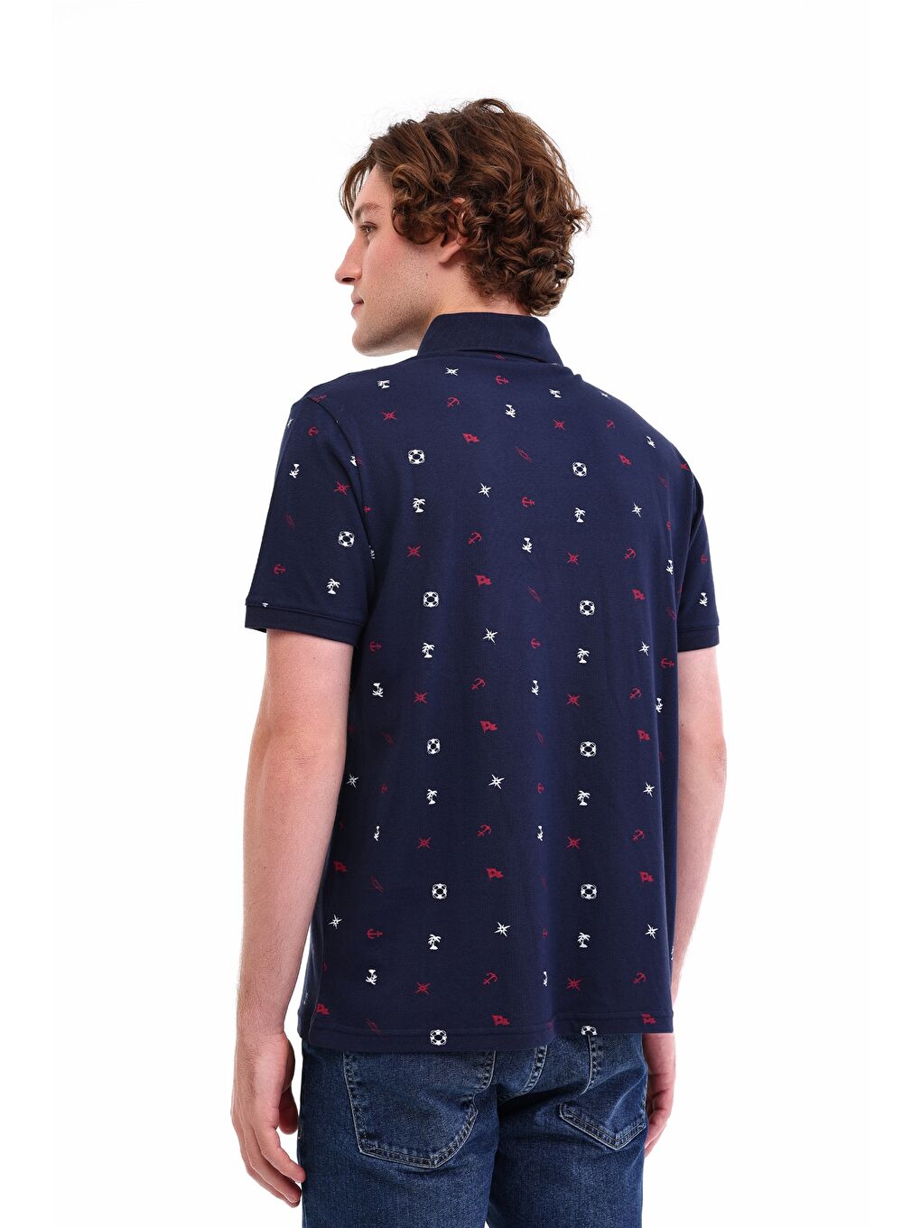 Mavi Erkek Kısa Kol T-Shirt-1