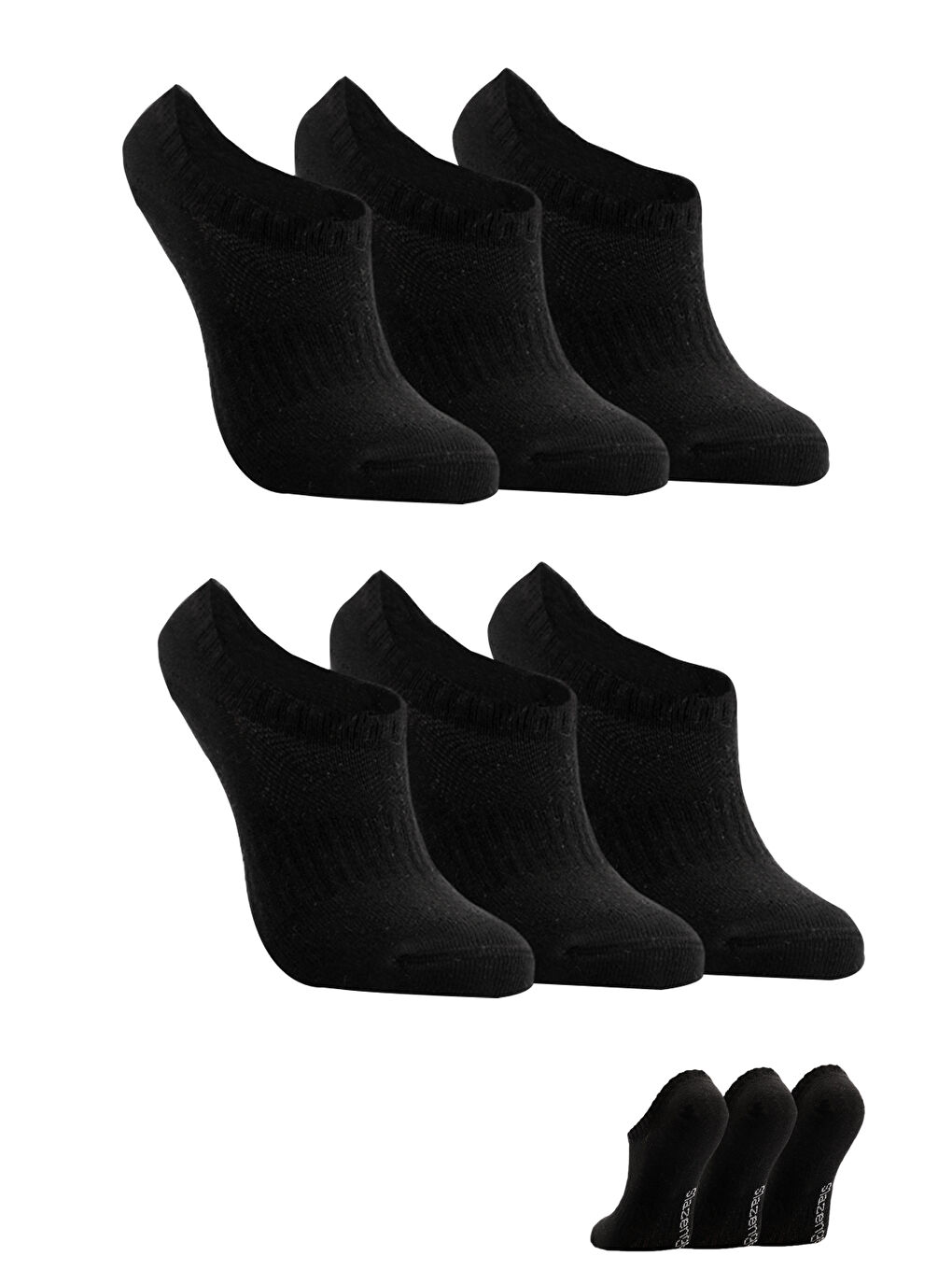 JAKE 6 lı Set Kadın Siyah Çorap